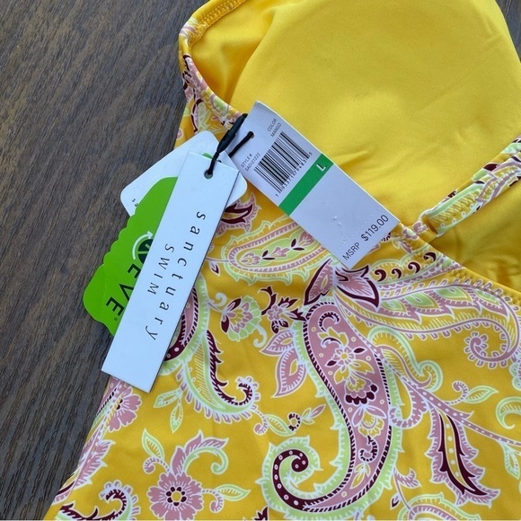 Sanctuary Divas in the Details Asymmetrical One-Piece Swimsuit L Macys - Picture 6 of 9